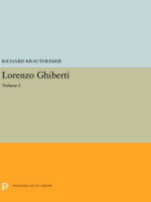 cover image of Lorenzo Ghiberti, Volume 1